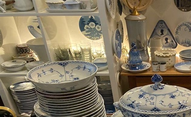 Royal copenhagen collector’s item sælges, Mågestel stort udvalg, Dahl Jensen stort udvalg, musselmalet